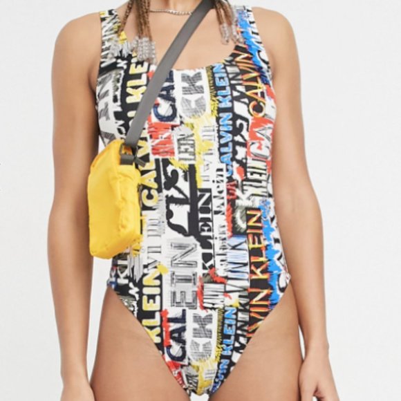 Calvin Klein One Piece Swim Suit - Picture 1 of 11